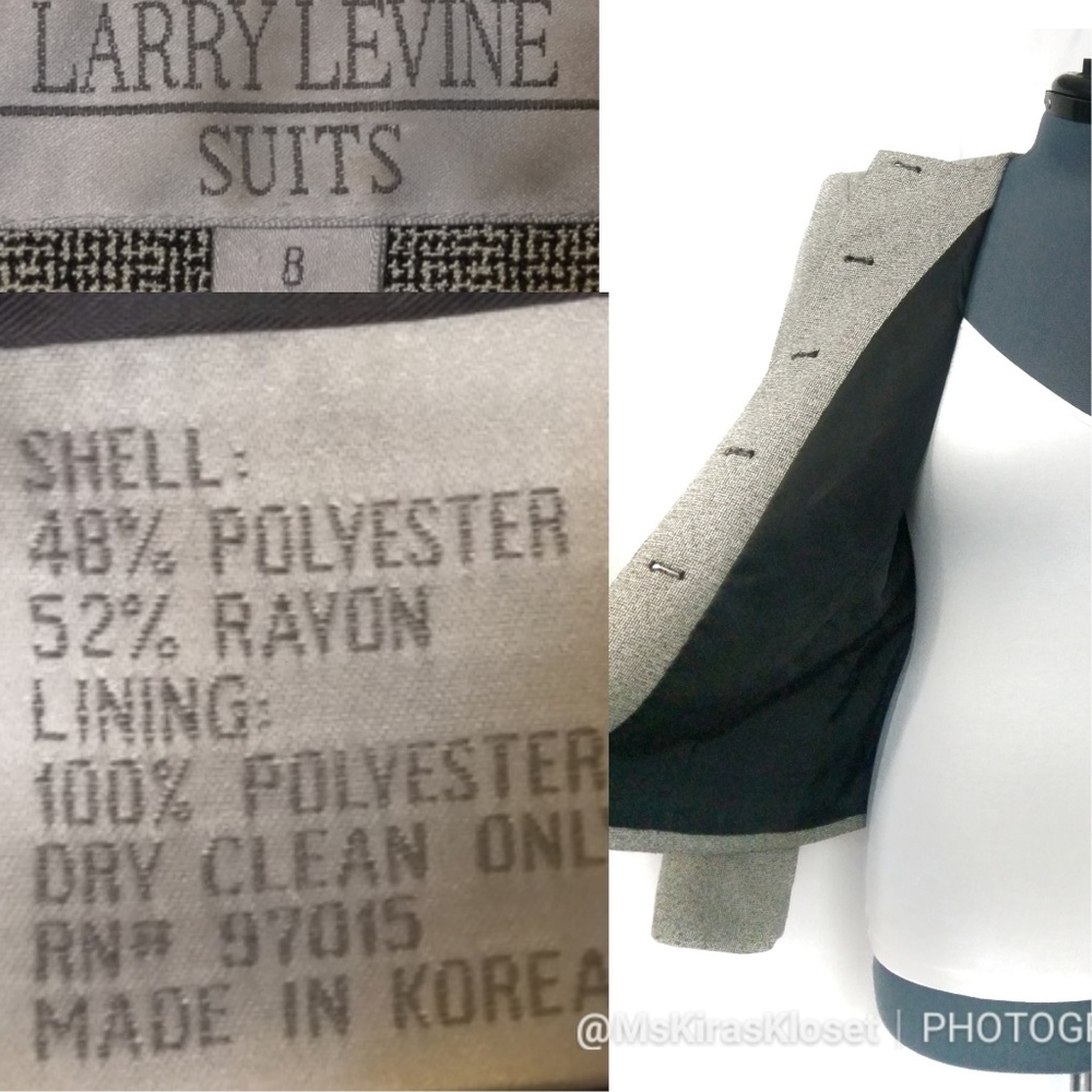 Textured Five Button Blazer Euc - image 7